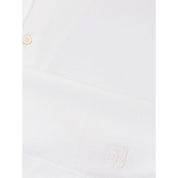 White Cotton Polo Shirt