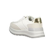 White Polyester Sneaker