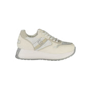 White Polyester Sneaker