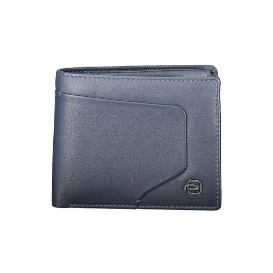 Blue Leather Wallet