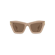 Beige Plastic Sunglasses