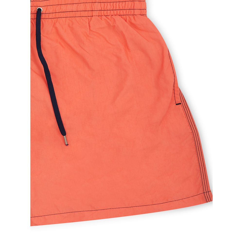 Orange Polyester Swimwear