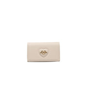 Beige Polyethylene Women Crossbody Bag