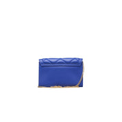 Blue Polyethylene Women Crossbody Bag