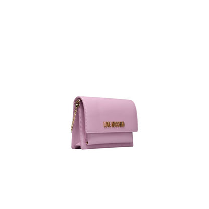 Purple Polyethylene Women Crossbody