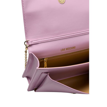 Purple Polyethylene Women Crossbody