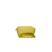 Yellow Polyethylene Women Crossbody Bag