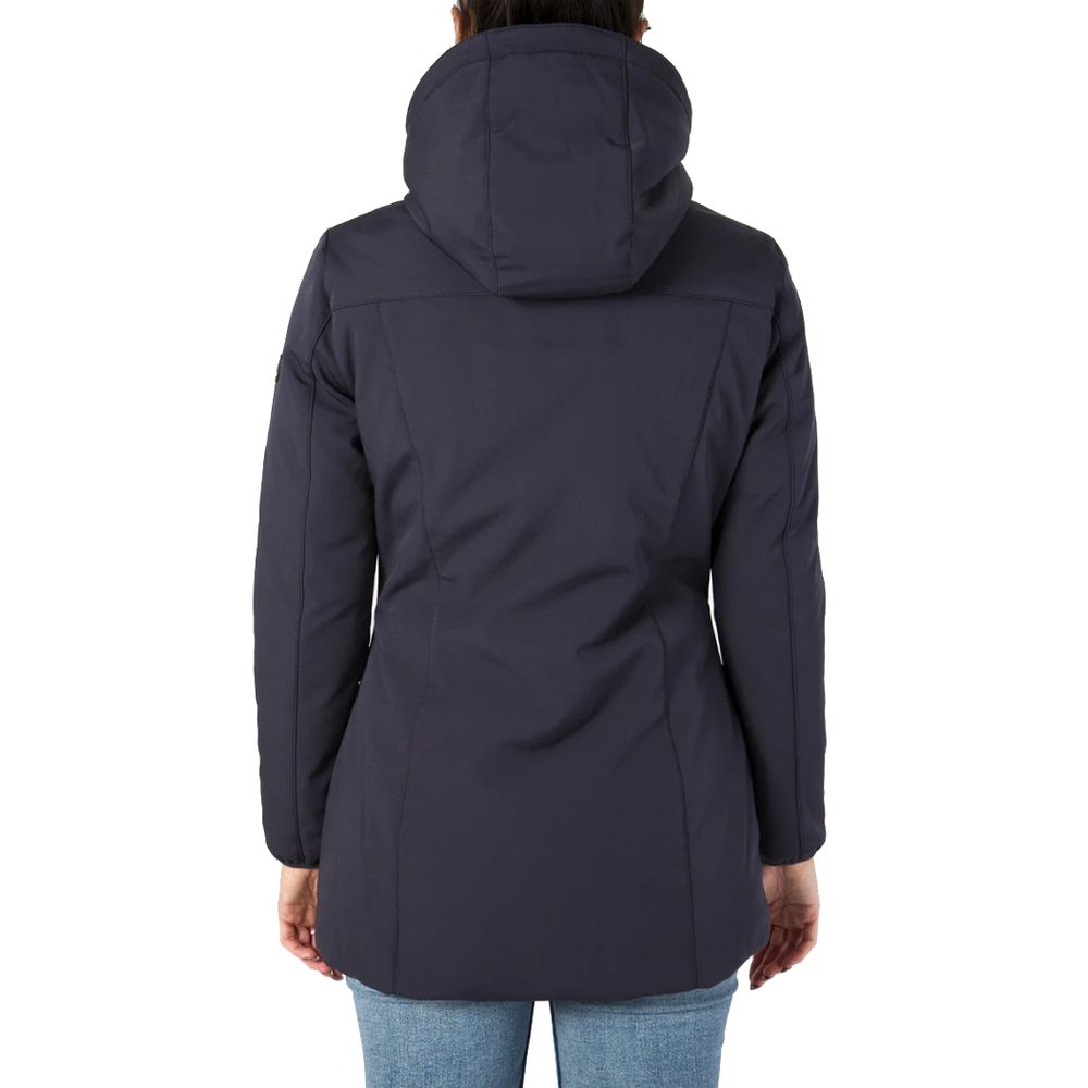 Blue Polyamide Women Jacket