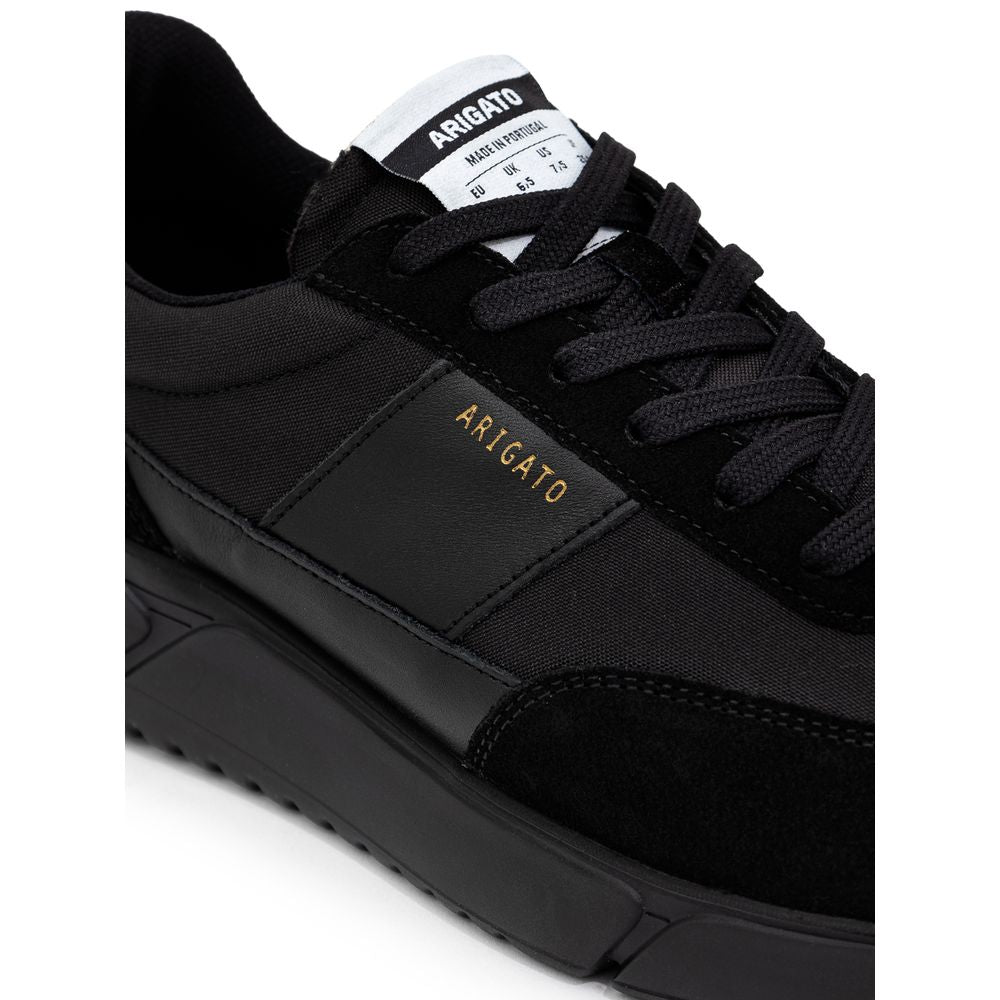 Black Leather Sneaker