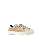 Beige Leather Sneaker