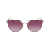 Rose Gold Metal Sunglasses