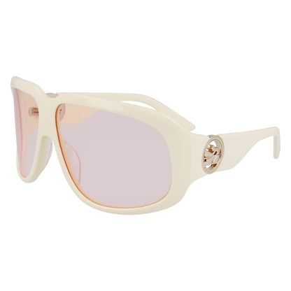 White Acetate Sunglasses