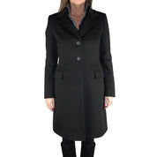 Black Wool Vergine Jackets & Coat