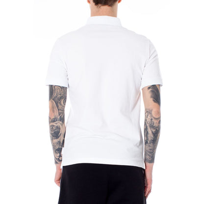 White Cotton Polo Shirt