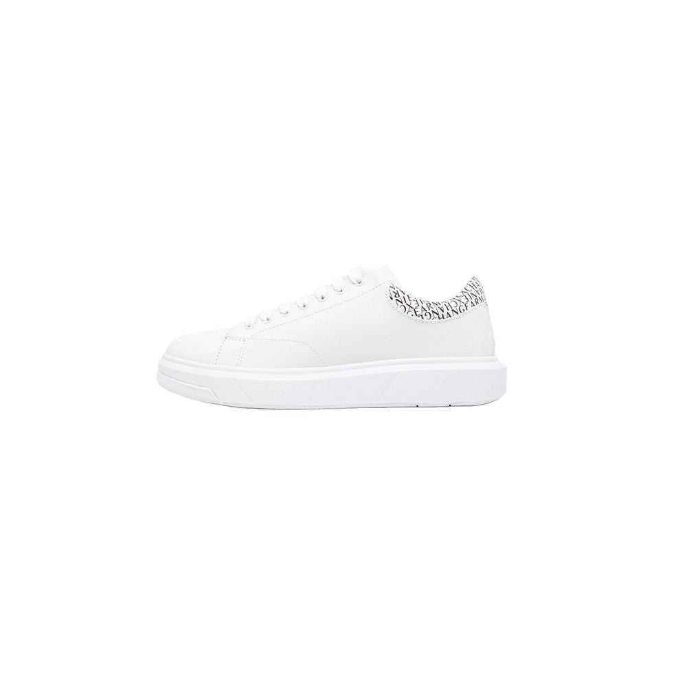 White Polyester Sneaker