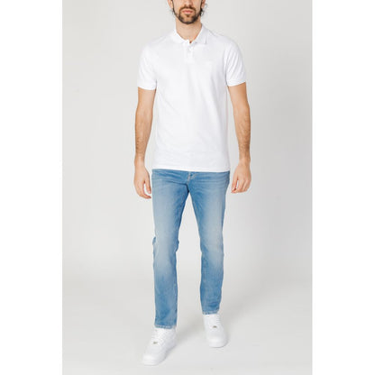 White Cotton Polo Shirt