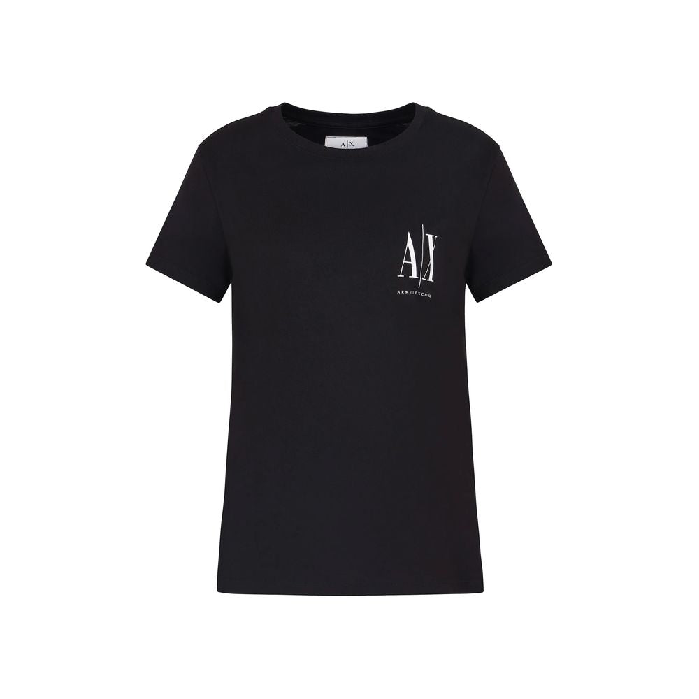 Black Cotton Tops & T-Shirt