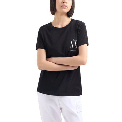 Black Cotton Tops & T-Shirt