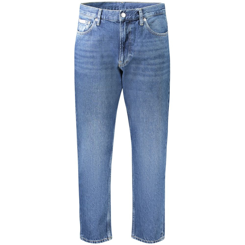 Blue Cotton Jeans & Pant