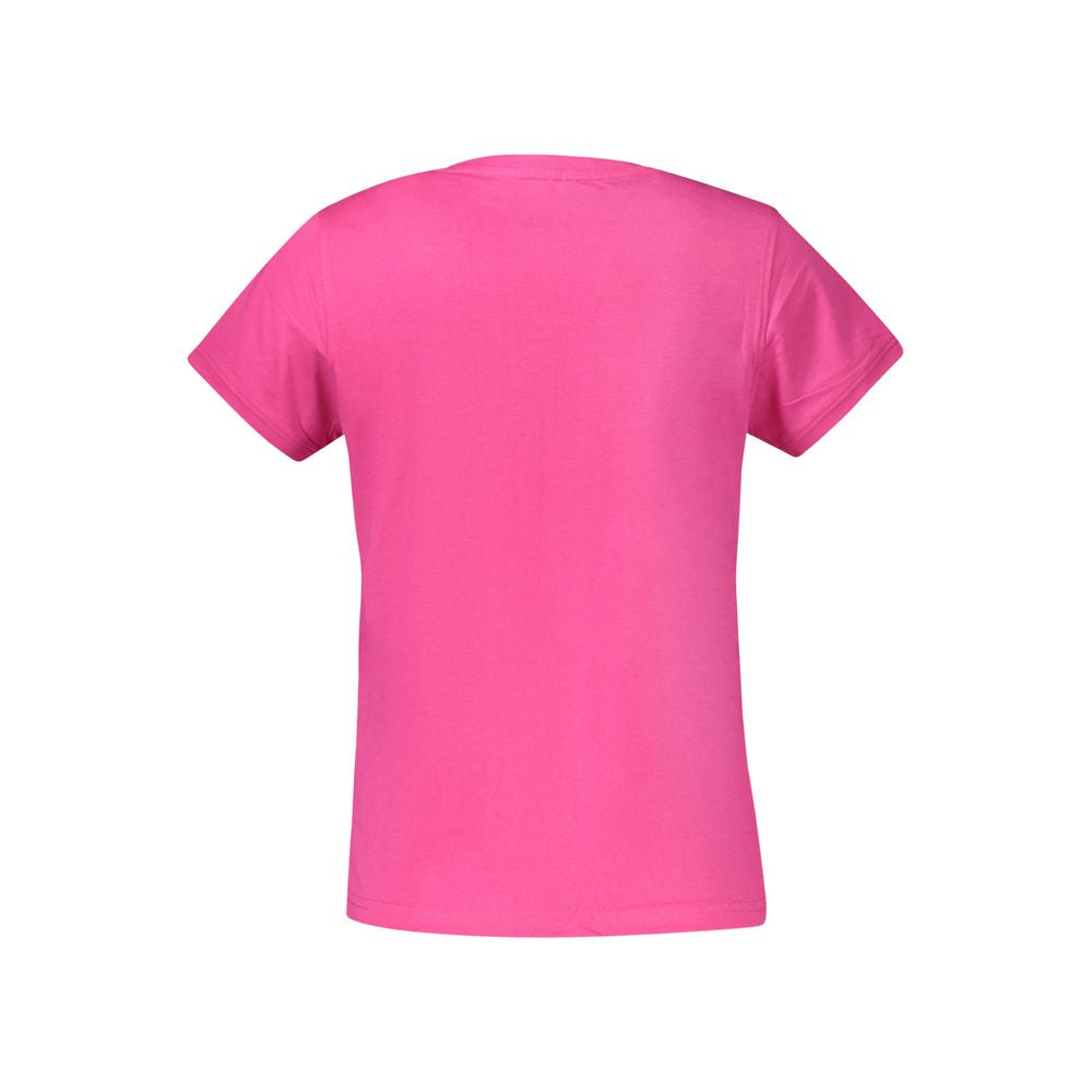 Pink Cotton Tops & T-Shirt