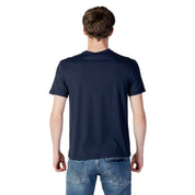 Blue Polyester T-Shirt