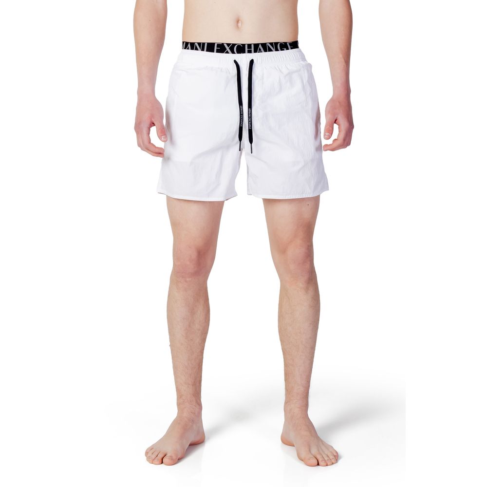 White Polyester Swimwear