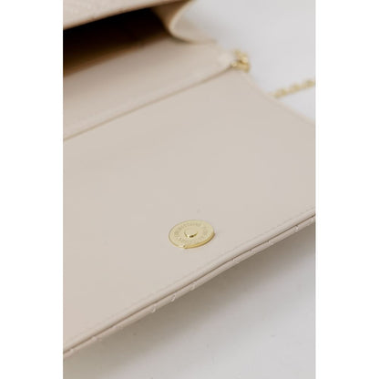 Beige Polyethylene Handbag