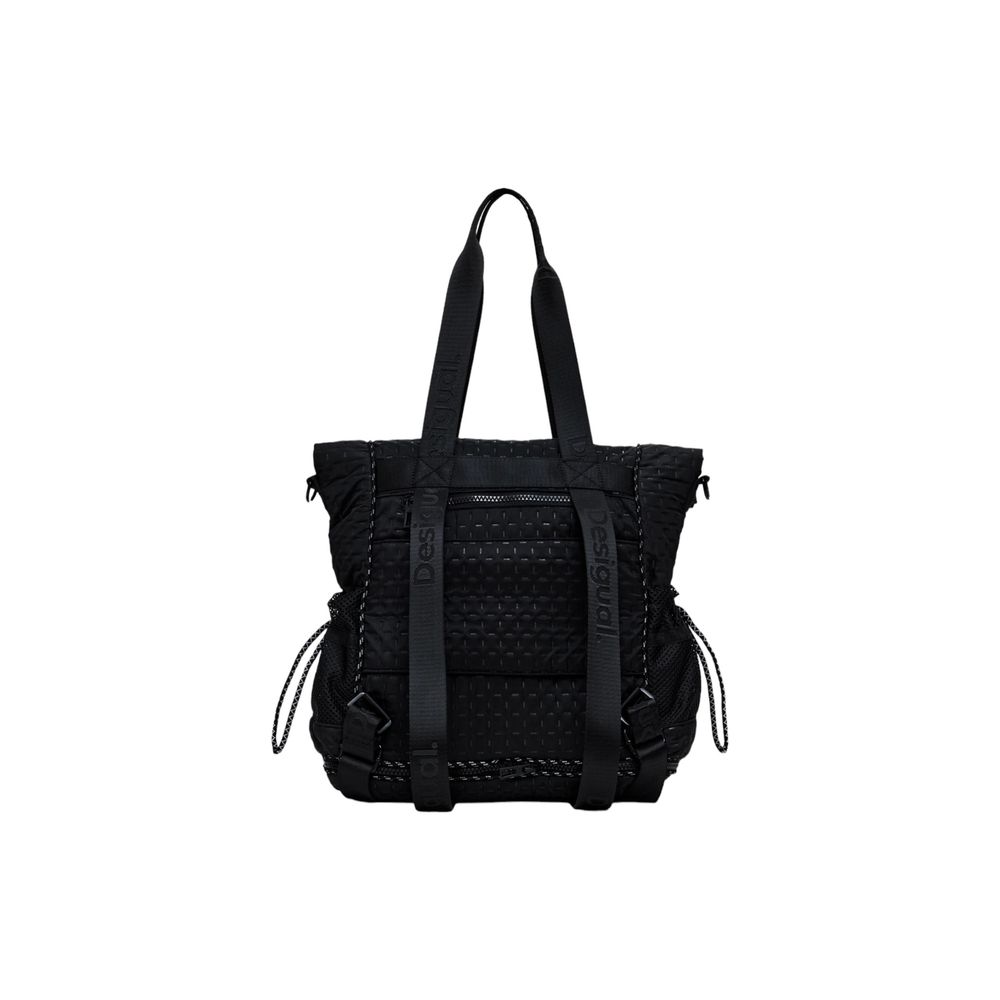 Black Polyester Backpack