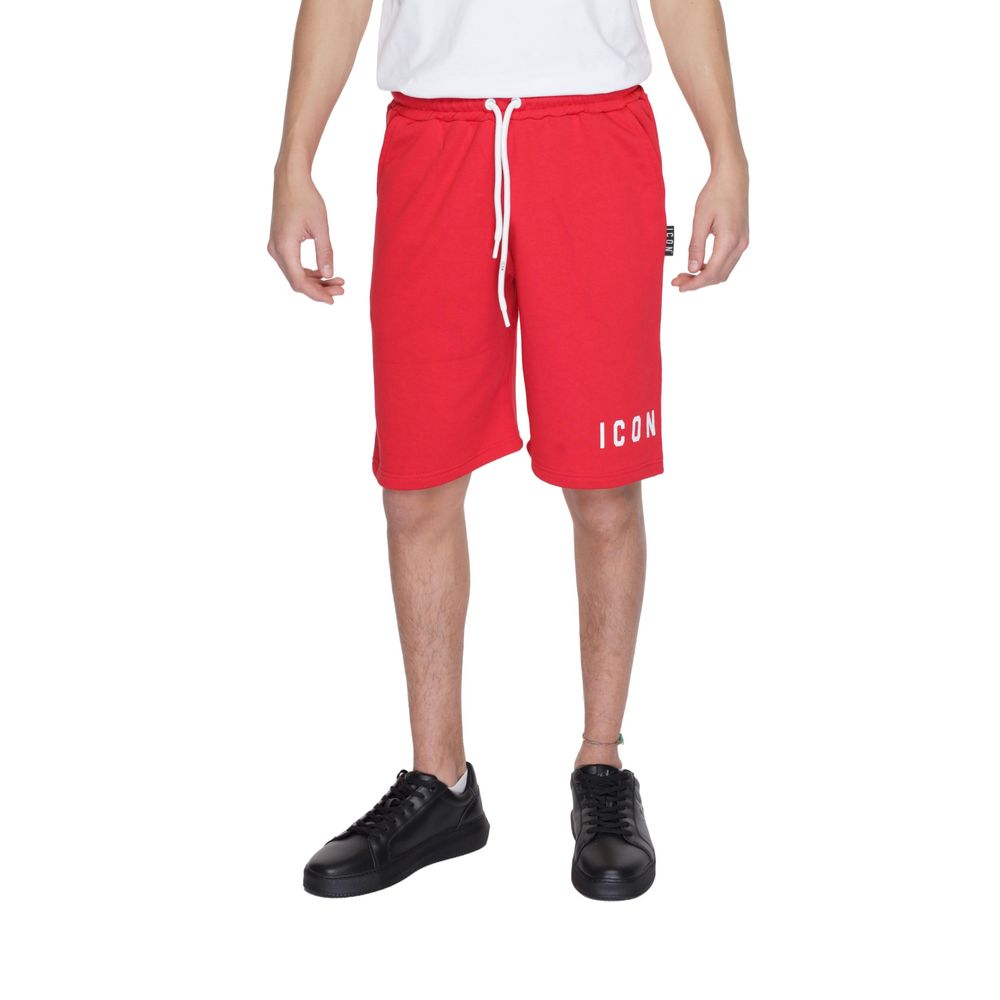 Red Cotton Short