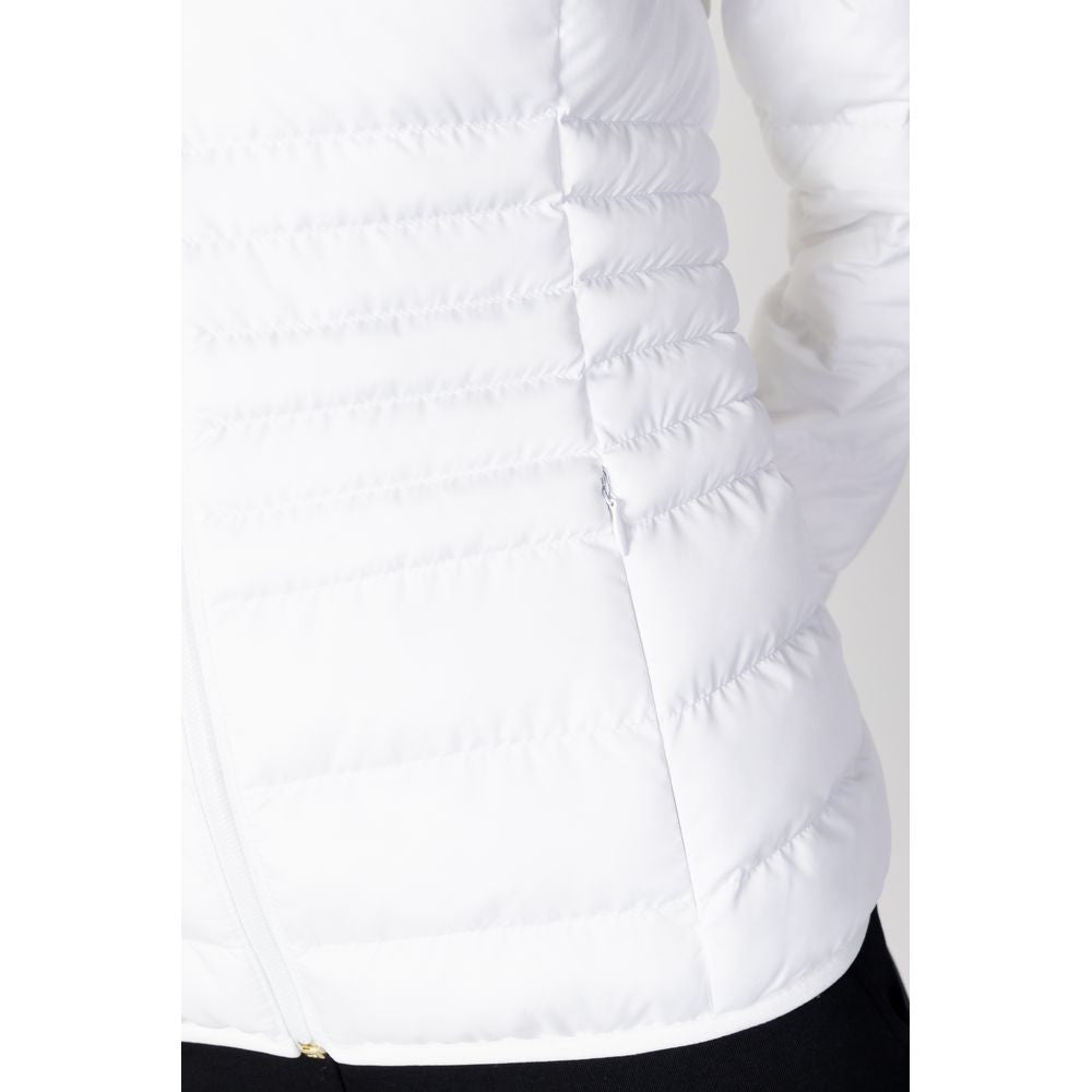 White Polyester Jackets & Coat