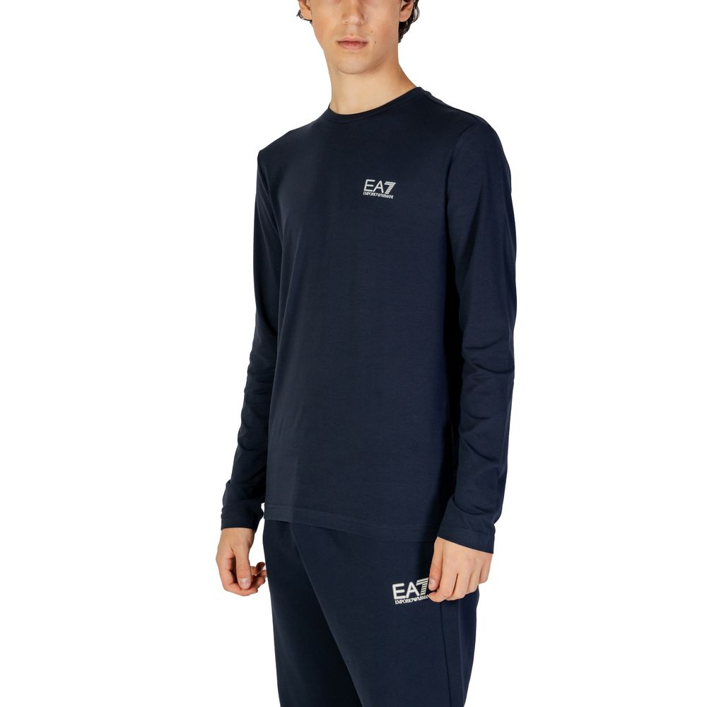 Blue Cotton Long Sleeve