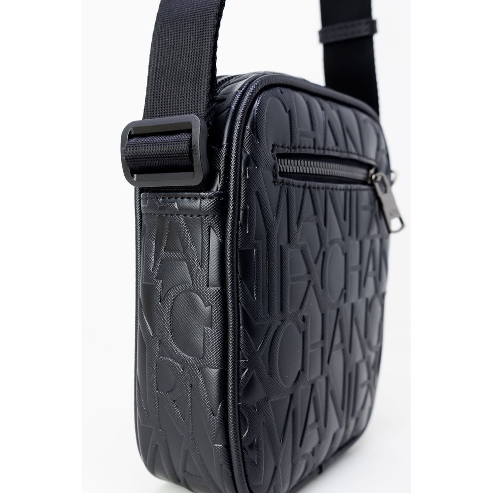 Black Synthetic Leather Bag