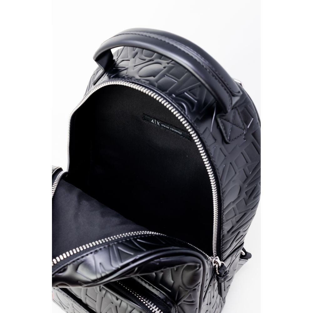 Black Polyester Backpack