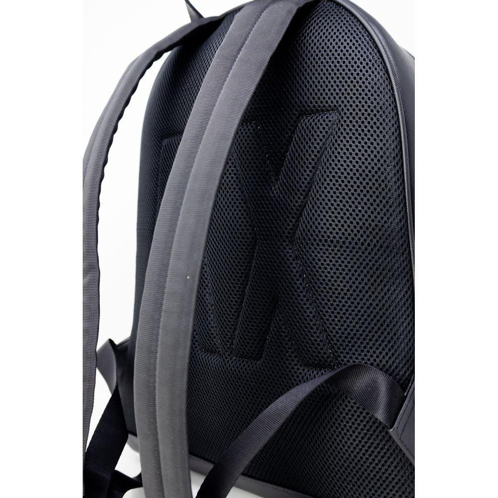 Black Polyester Backpack