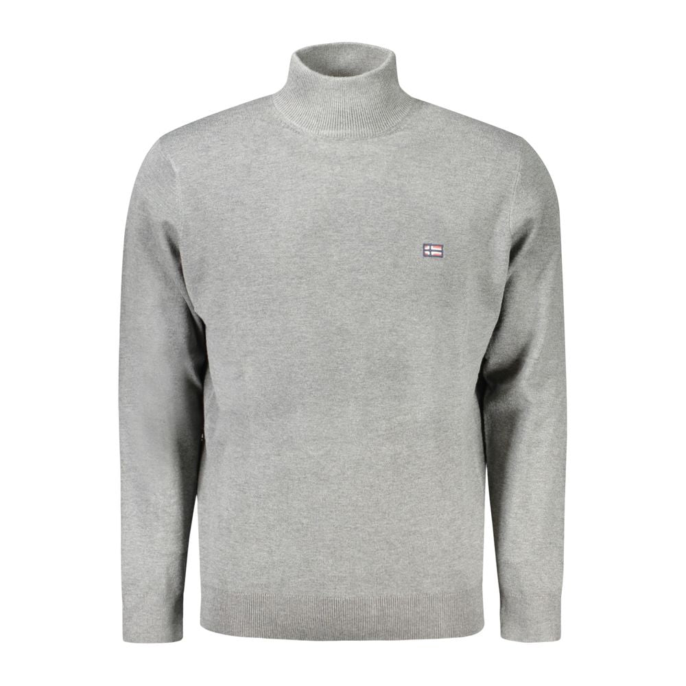 Gray Polyester Sweater