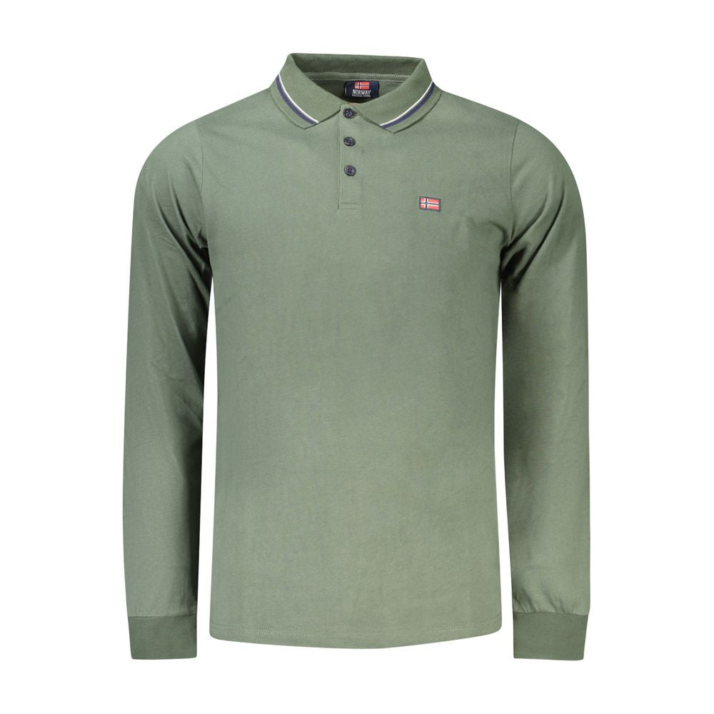 Green Cotton Polo Shirt