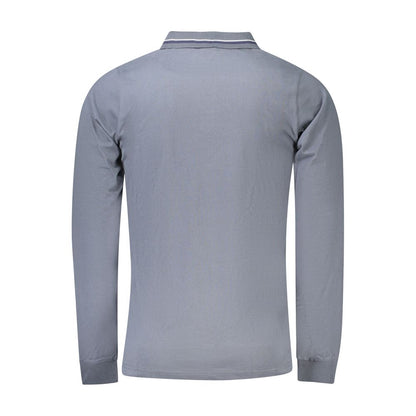 Gray Cotton Polo Shirt