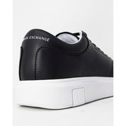 Black Leather Sneaker