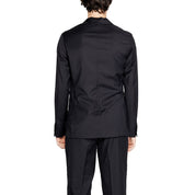 Black Polyester Blazer