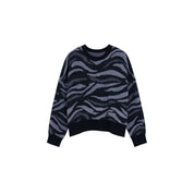 Black Polyester Sweater