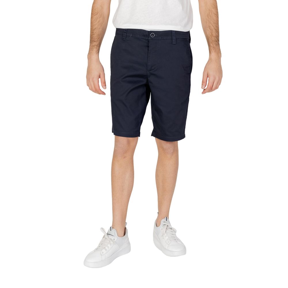 Blue Cotton Short