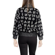 Black Polyester Sweater