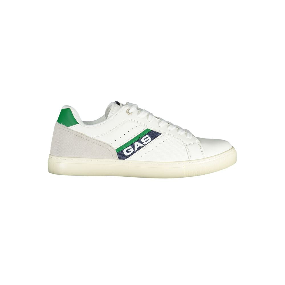 White Polyester Sneaker