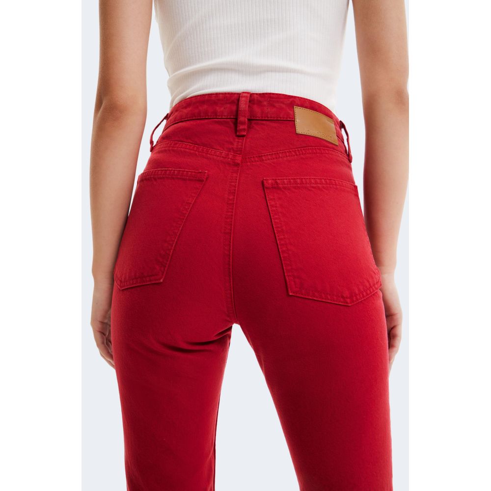 Bordeaux Cotton Jeans & Pant