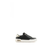 Black And White Polyester Sneaker