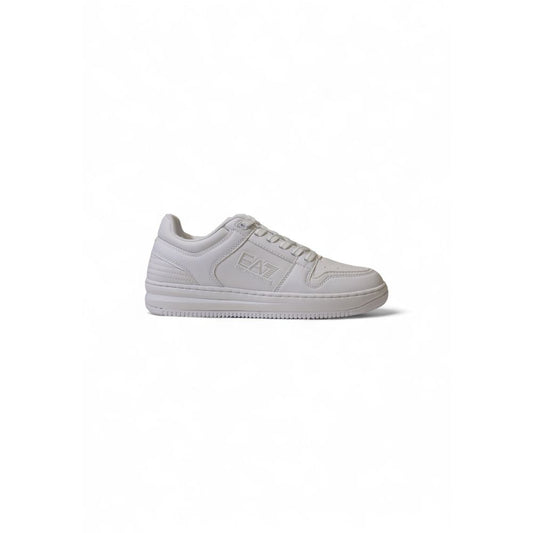 White Polyester Sneaker