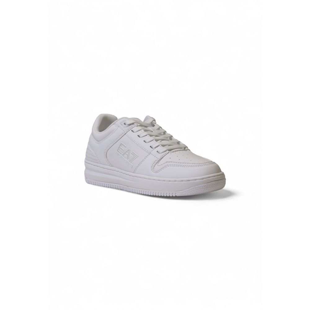 White Polyester Sneaker