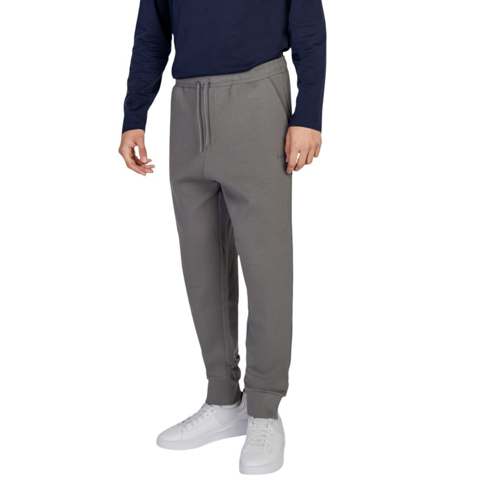 Gray Cotton Joggers Workout Pant