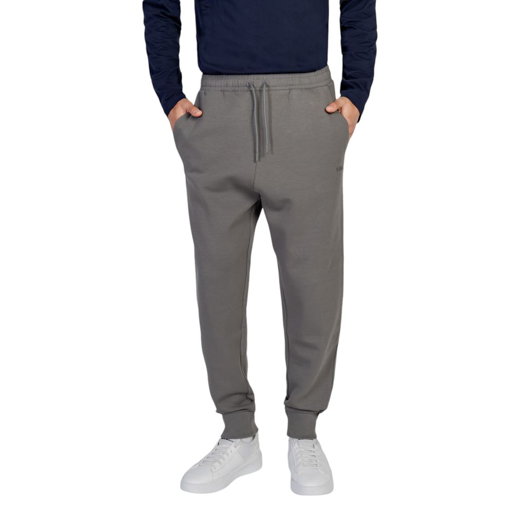 Gray Cotton Joggers Workout Pant