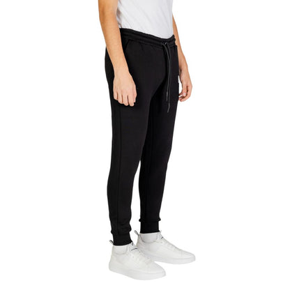 Black And White Cotton Jeans & Pant